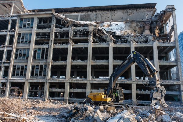 Commercial Building Demolition in Youngstown