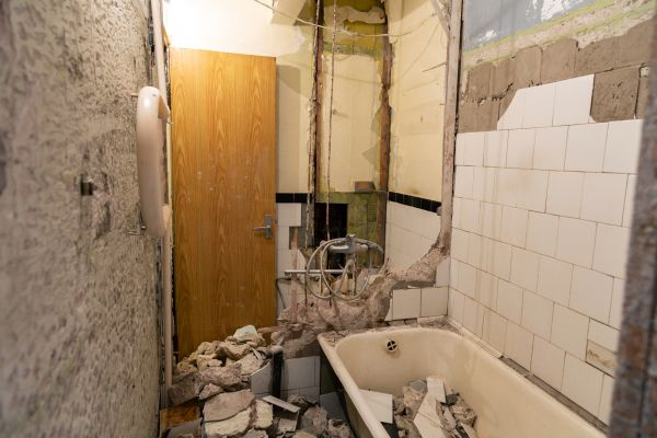 Shower Tile Demolition in Youngstown