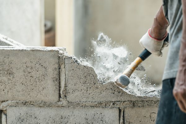 Block Wall Demolition in Youngstown